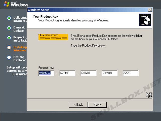 windows server 2003 standard key